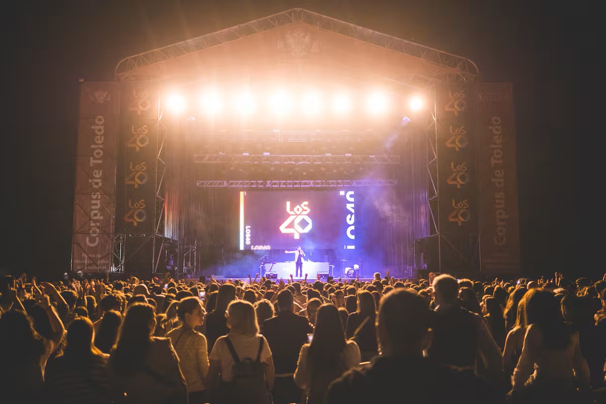 Colaboramos con los conciertos de Los 40 y Radiolé en el Corpus de Toledo