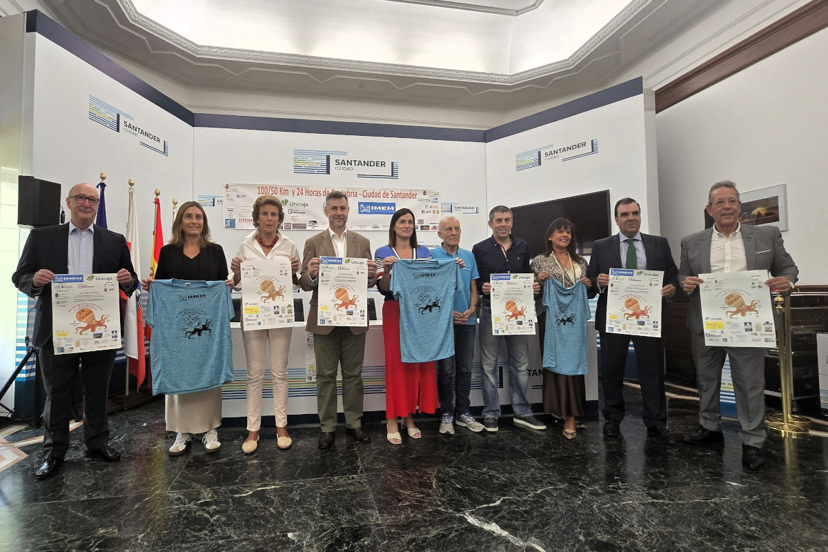 45º aniversario de los 100 Km y V 24 horas en ruta de Cantabria - Ciudad de Santander, que cuentan con la colaboración de Unicaja