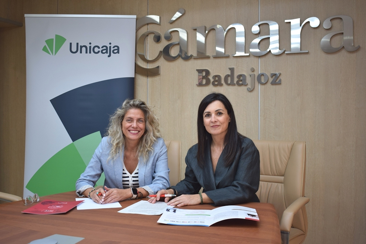 Unicaja y la Cámara de Comercio de Badajoz colaboran para fomentar el desarrollo del tejido empresarial