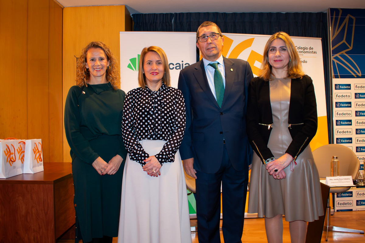 Reconocimientos en el Día del Economista en Toledo, con la colaboración de Unicaja