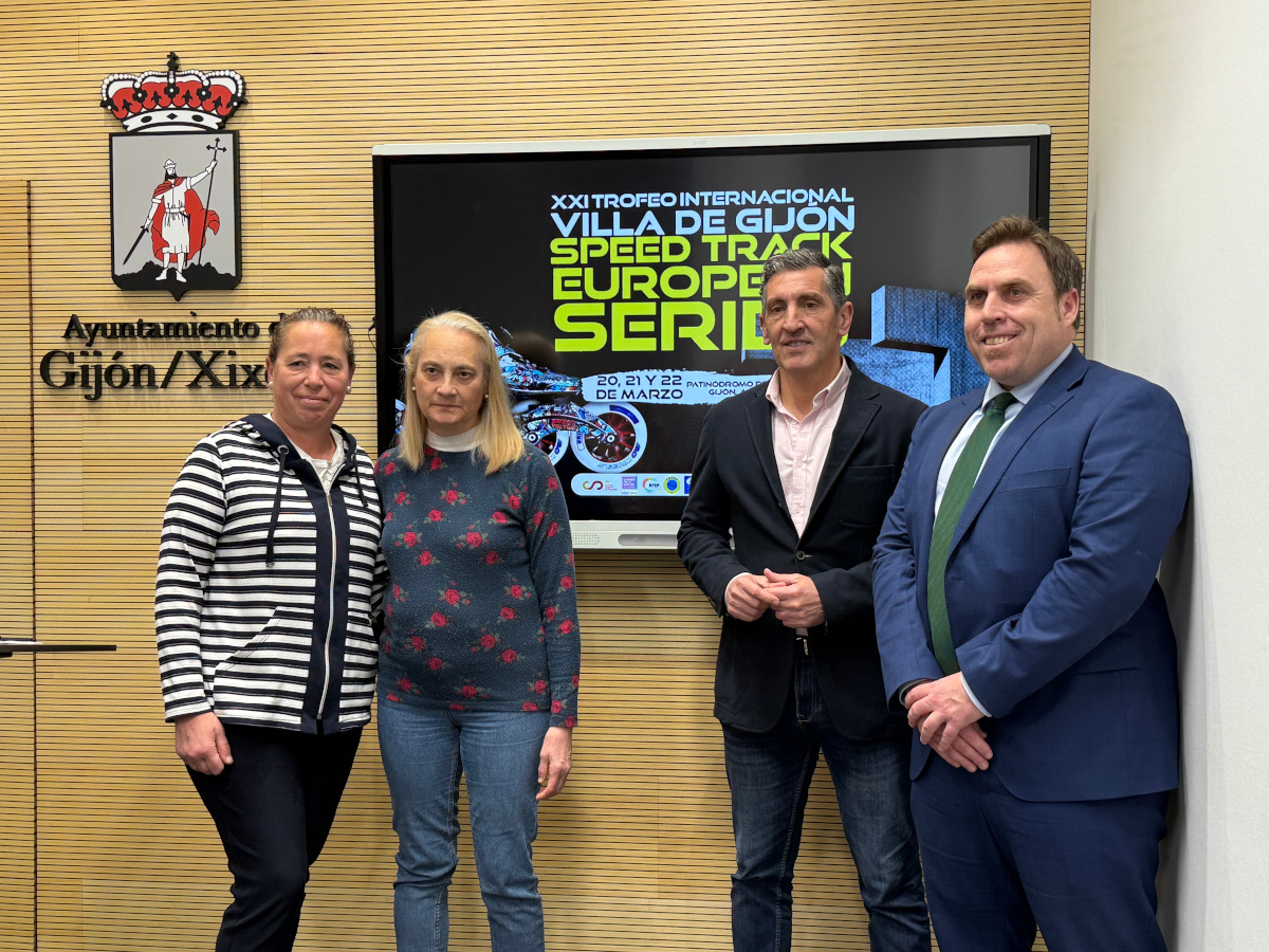 El XXI Trofeo Internacional ‘Villa de Gijón’ acogerá a la élite del patinaje de velocidad y contará, una vez más, con la colaboración de Unicaja