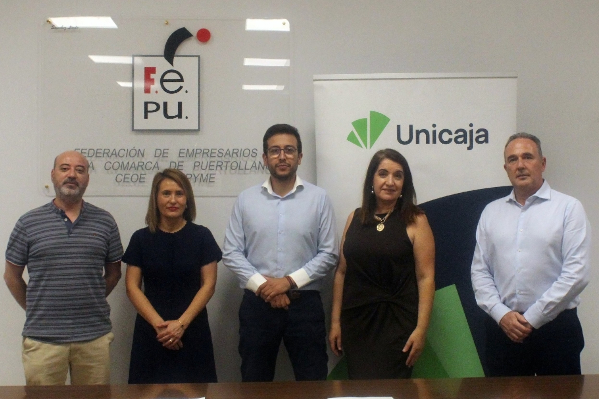 Unicaja y FEPU firman un acuerdo para mejorar el acceso a financiación de empresas y autónomos de Puertollano y Comarca