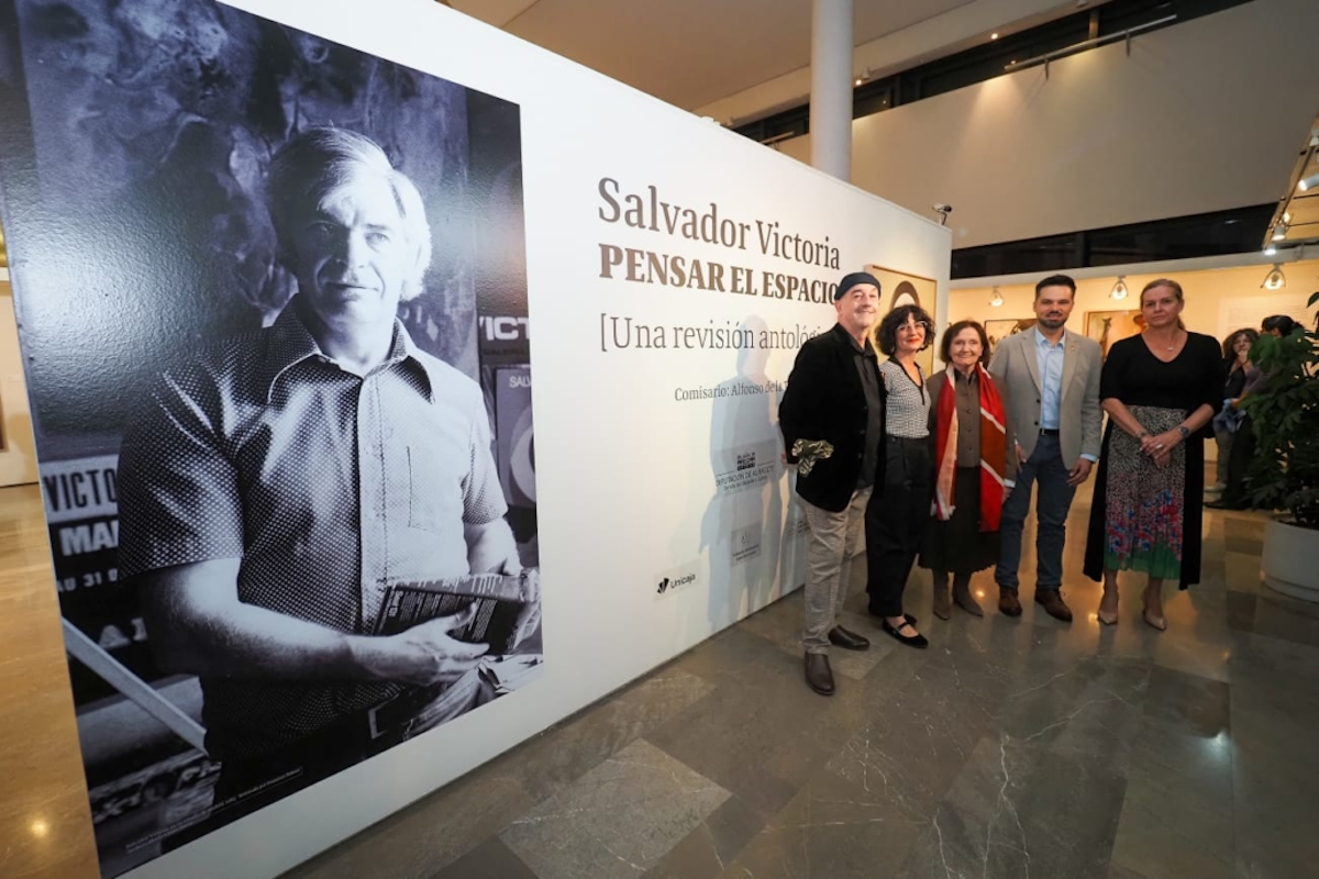 La sala de exposiciones de Unicaja en Albacete acoge la muestra ‘Salvador Victoria. Pensar el espacio’