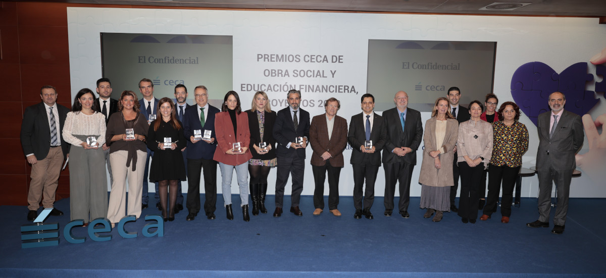 Unicaja's Edufinet Project, awarded at the CECA Awards for its work to promote financial and digital education among senior citizens