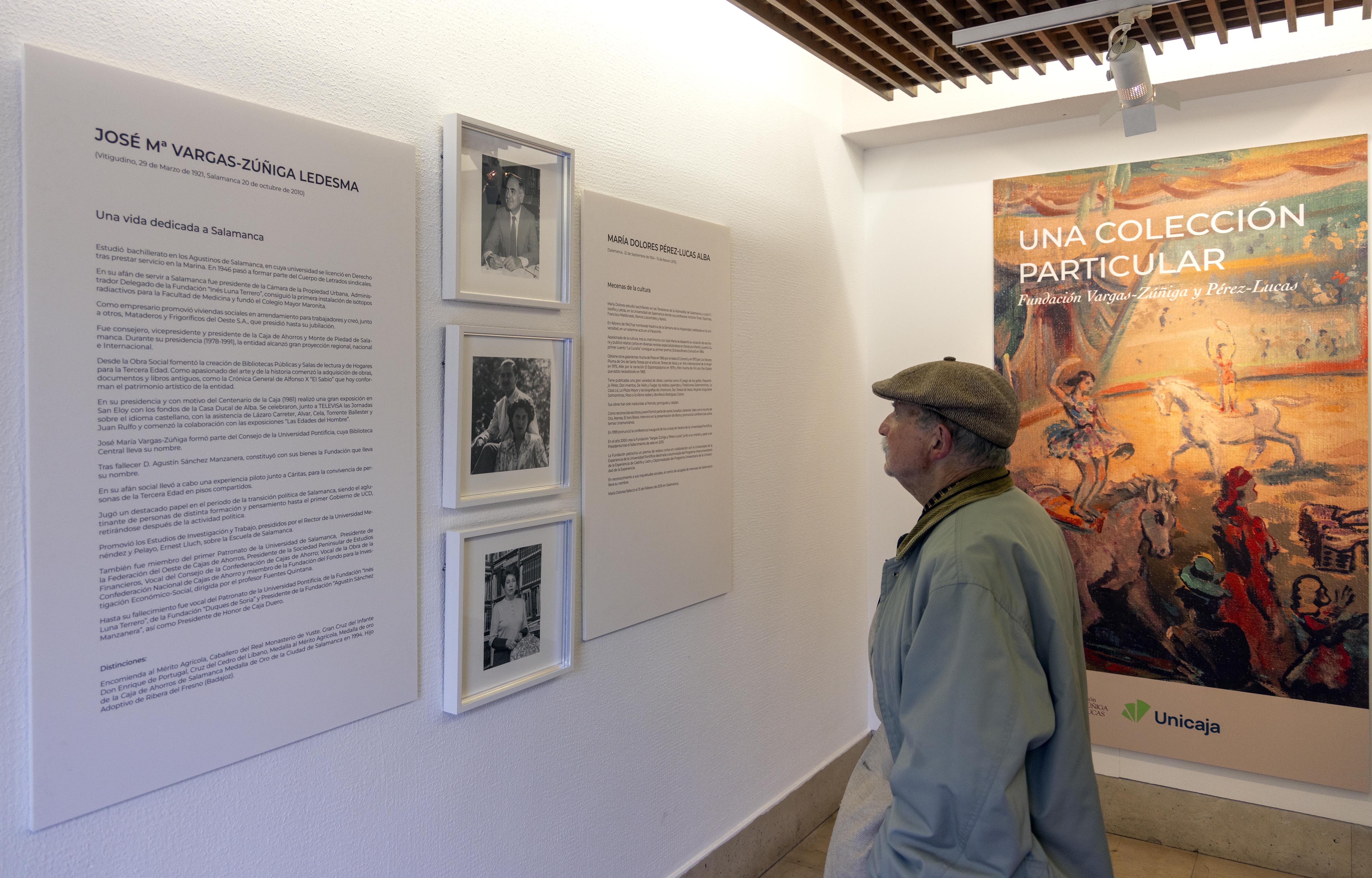 Unicaja hosts in Salamanca an exhibition of the pictorial collection belonging to Fundación Vargas-Zúñiga y Pérez-Lucas