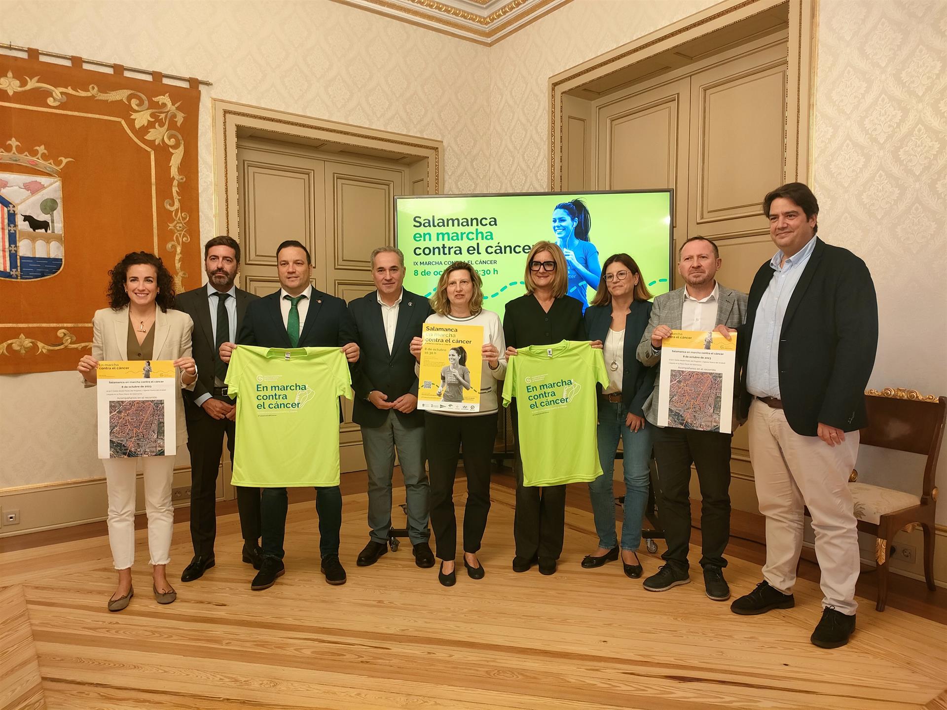 Unicaja Banco colabora un año más con la Marcha Contra el Cáncer de Salamanca