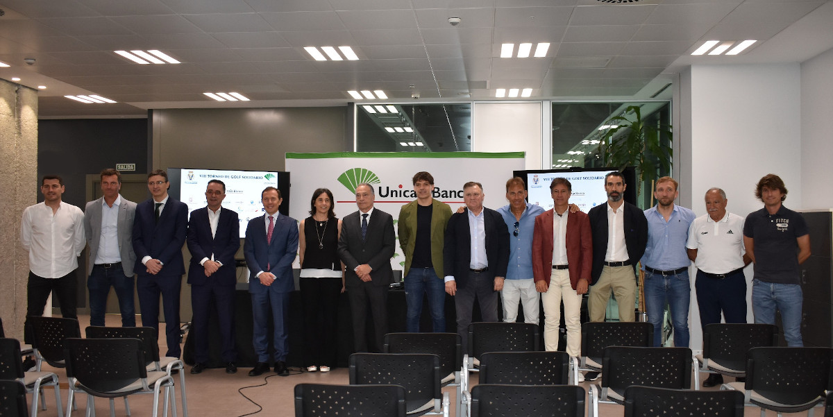 Unicaja Banco and the Association of Former Real Madrid Football Players present the 8th Charity Golf Tournament