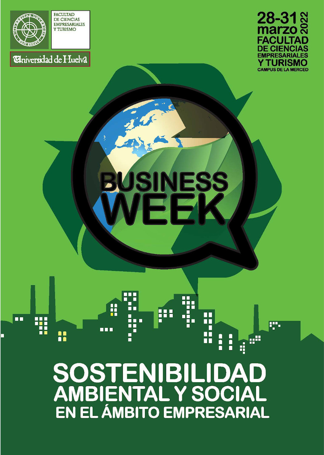 El Proyecto Edufinet abordará la relevancia de la sostenibilidad en el sector financiero en la Business Week 2022 de la Universidad de Huelva 