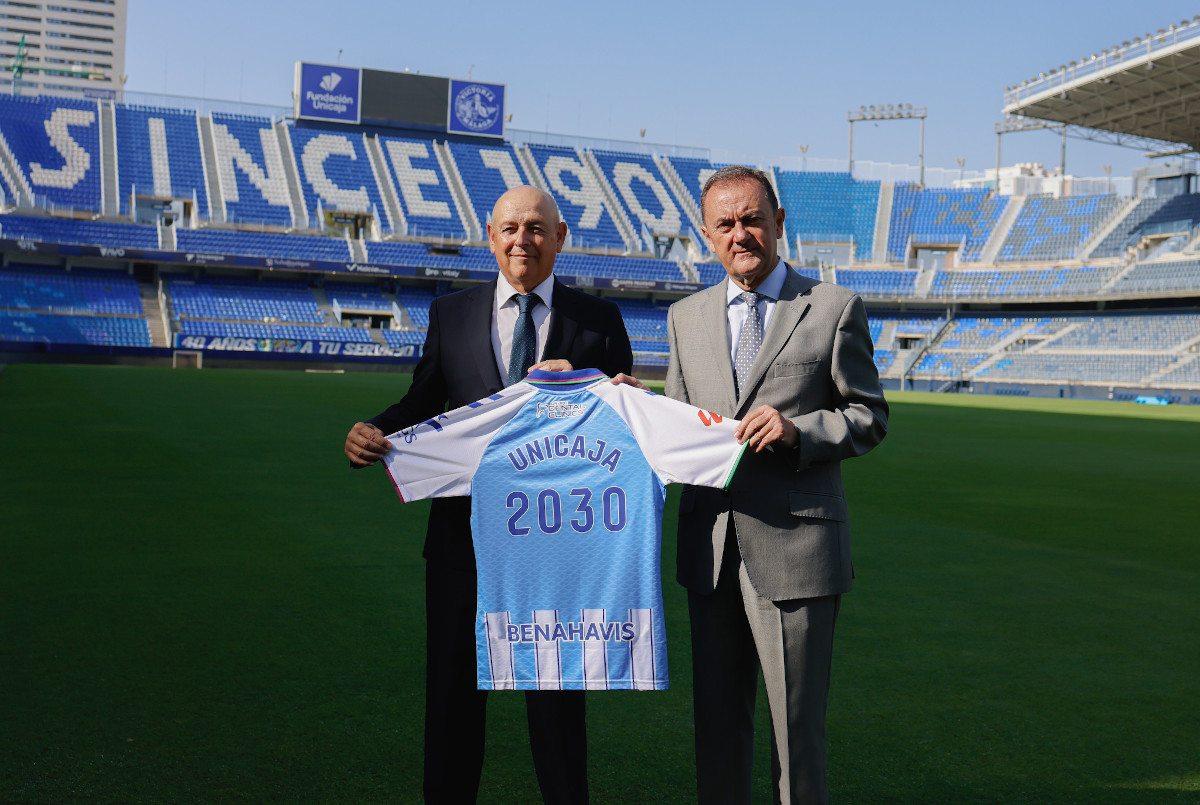 Unicaja se convierte en partner estratégico del Málaga CF hasta 2030