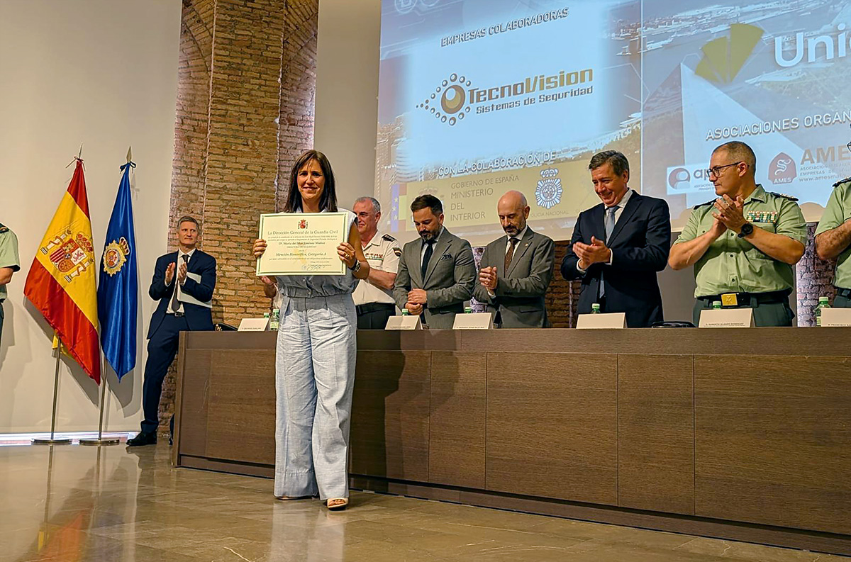 Reconocimiento en el XIX Día de la Seguridad Privada en Málaga