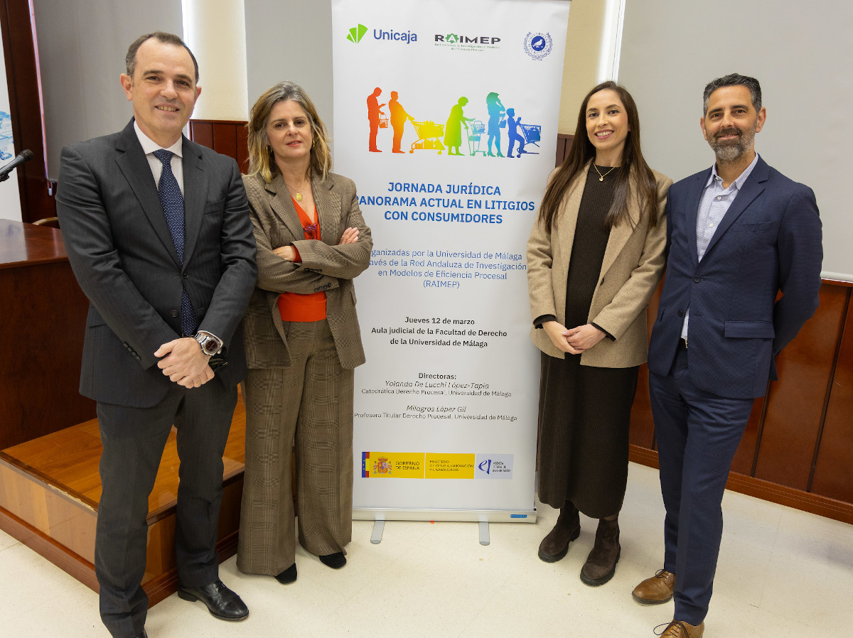 Casi medio centenar de profesionales participan en Málaga en una jornada para analizar los retos de los litigios con consumidores