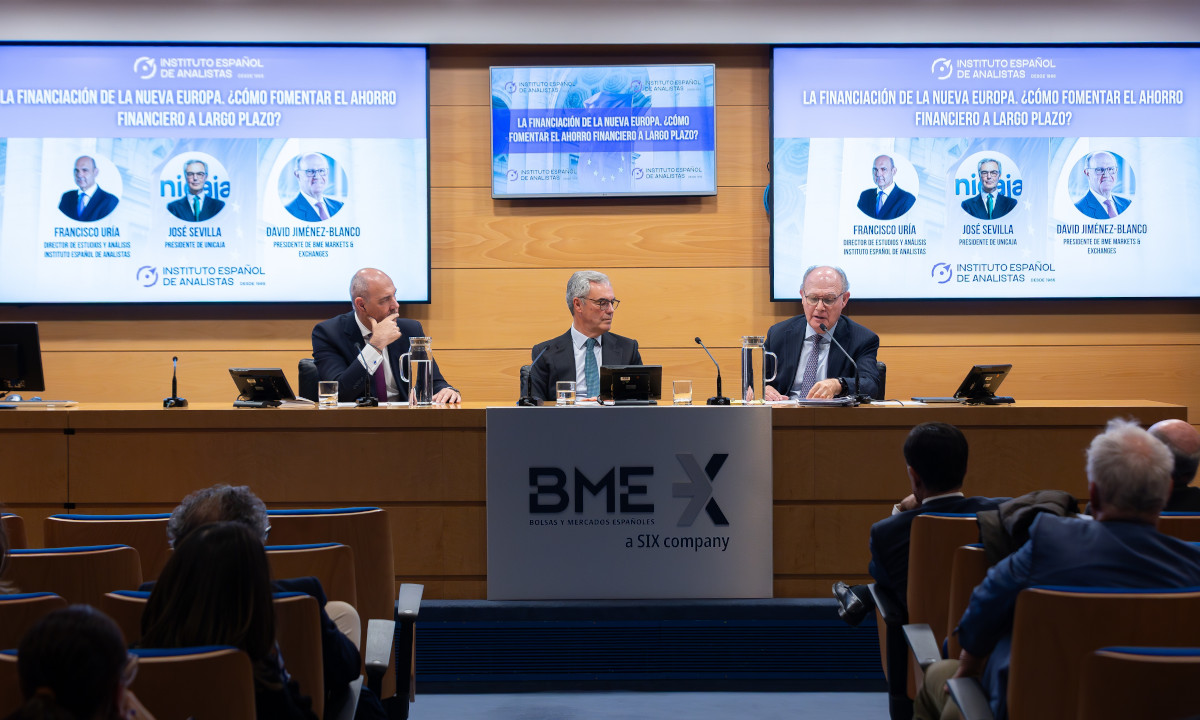 Ahorro financiero a largo plazo y financiación europea integrada: jornada con la participación de José Sevilla