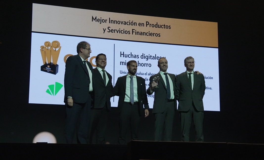Unicaja Key y las huchas digitales, reconocidas por su innovación en los Premios Best Performance 2025