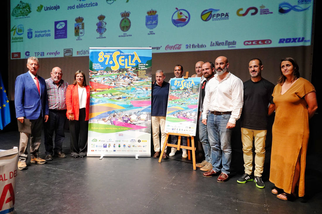 Presentación del 87º Descenso Internacional del Sella, patrocinado por Unicaja