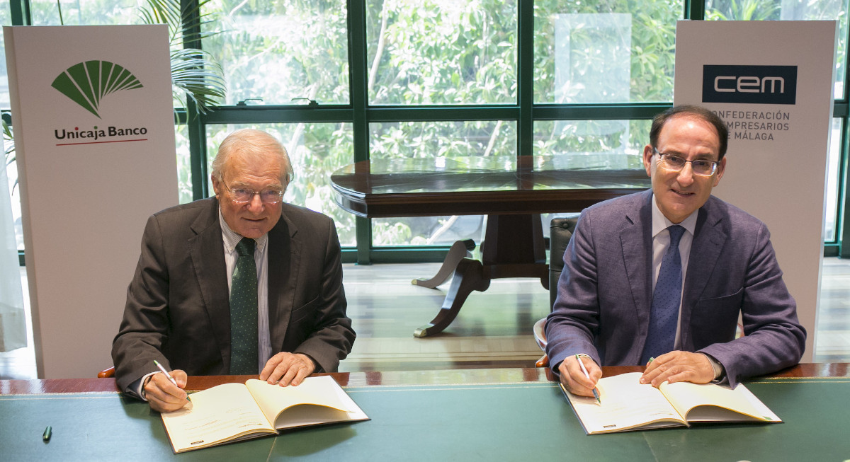 Unicaja Banco renews its agreement with CEM and sets a financing facility to support Malaga companies