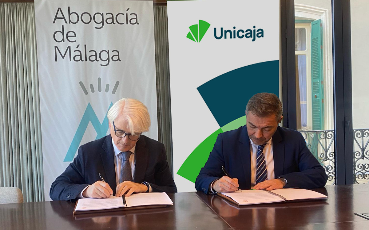 Unicaja offers financing and services on advantageous terms to more than 6,000 lawyers member of the Bar Association of Málaga